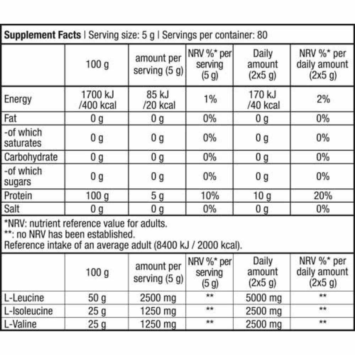 100% BCAA 400gr (BioTech Usa)