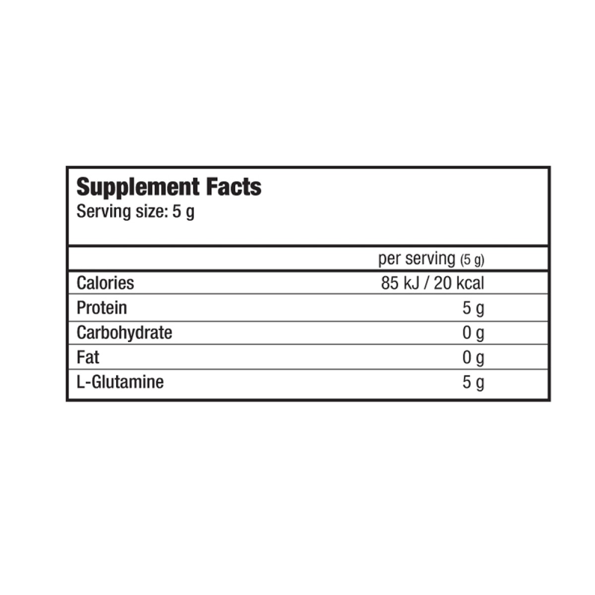 L-Glutamine 500gr BioTech USA