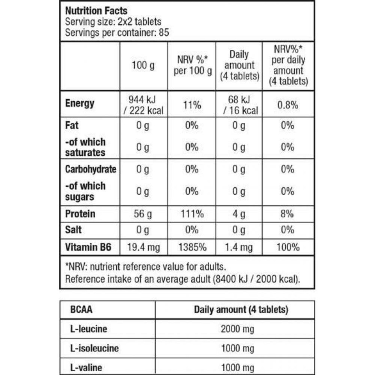 BCAA+B6 100tabs (Biotech Usa)