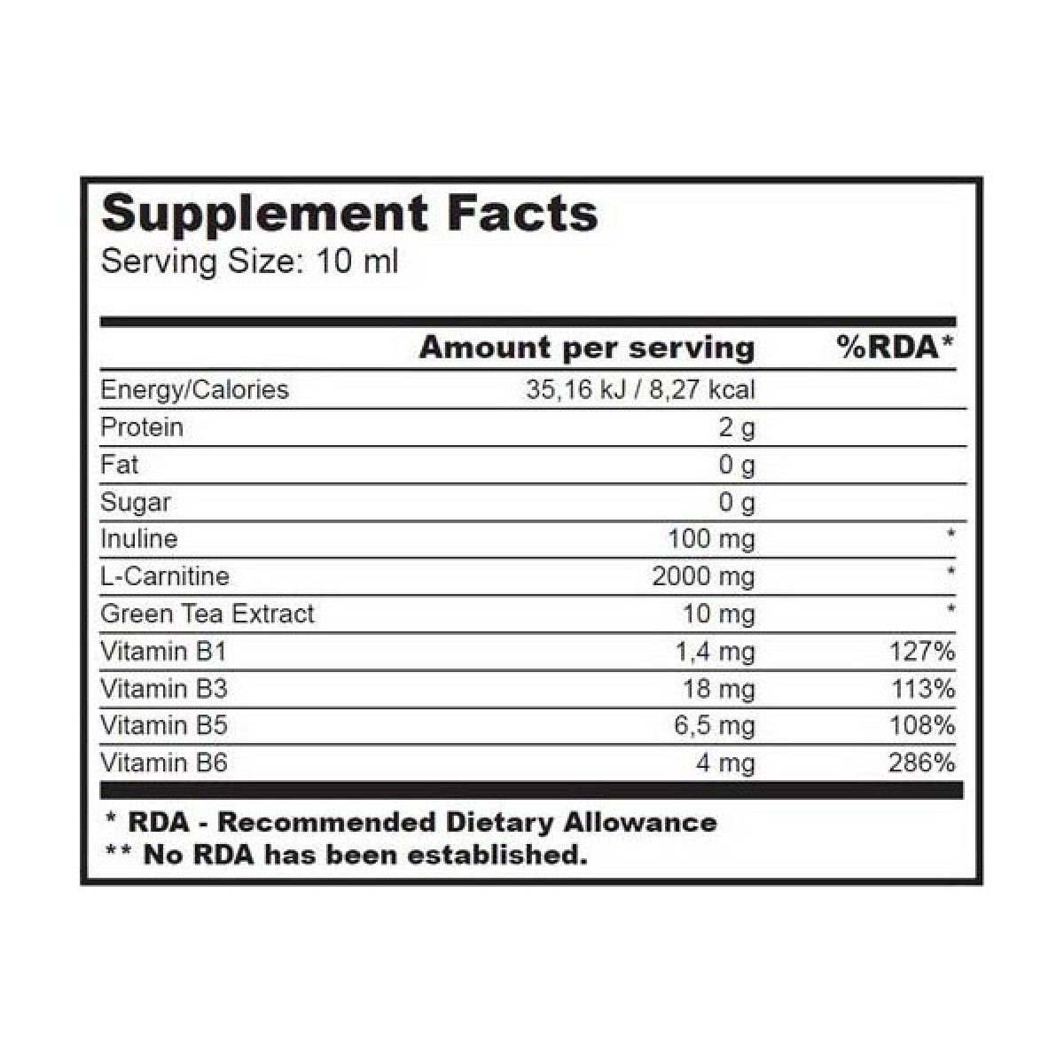 L-CARNITINE LIQUID 100000 500ml (Biotech Usa)