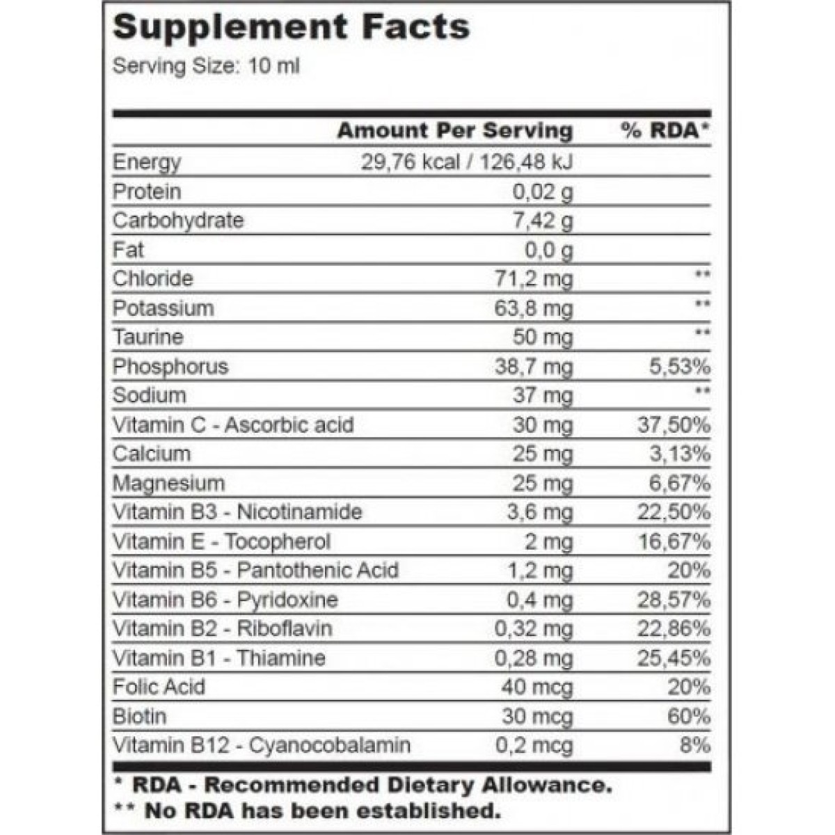 MULTI HYPOTONIC DRINK 1000ml (Biotech Usa)