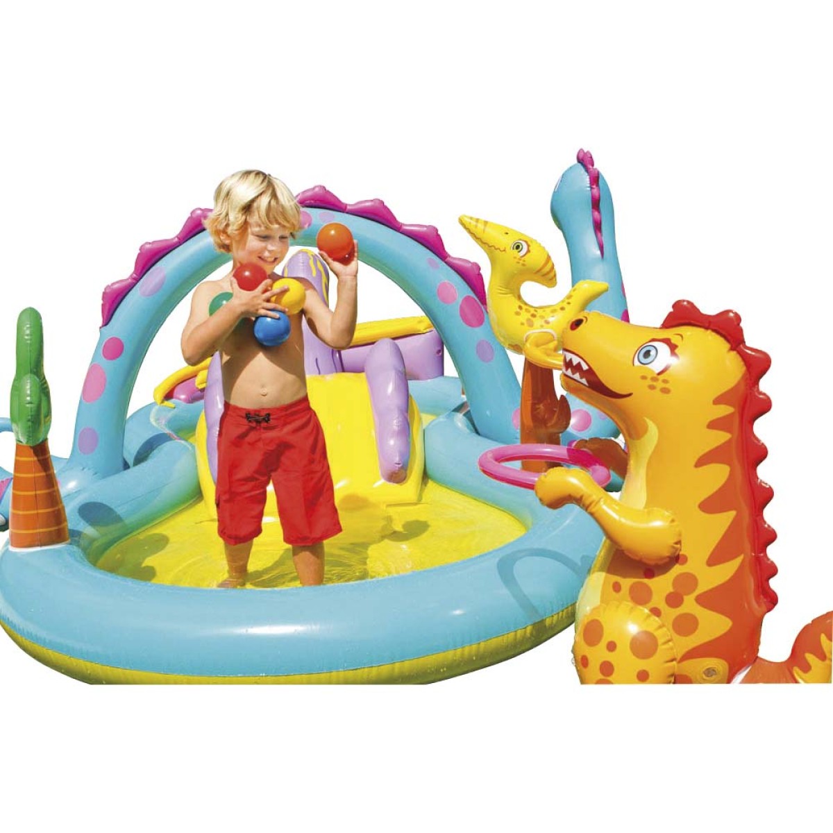 Παιδική πισίνα Dinoland Play Center Intex 57135