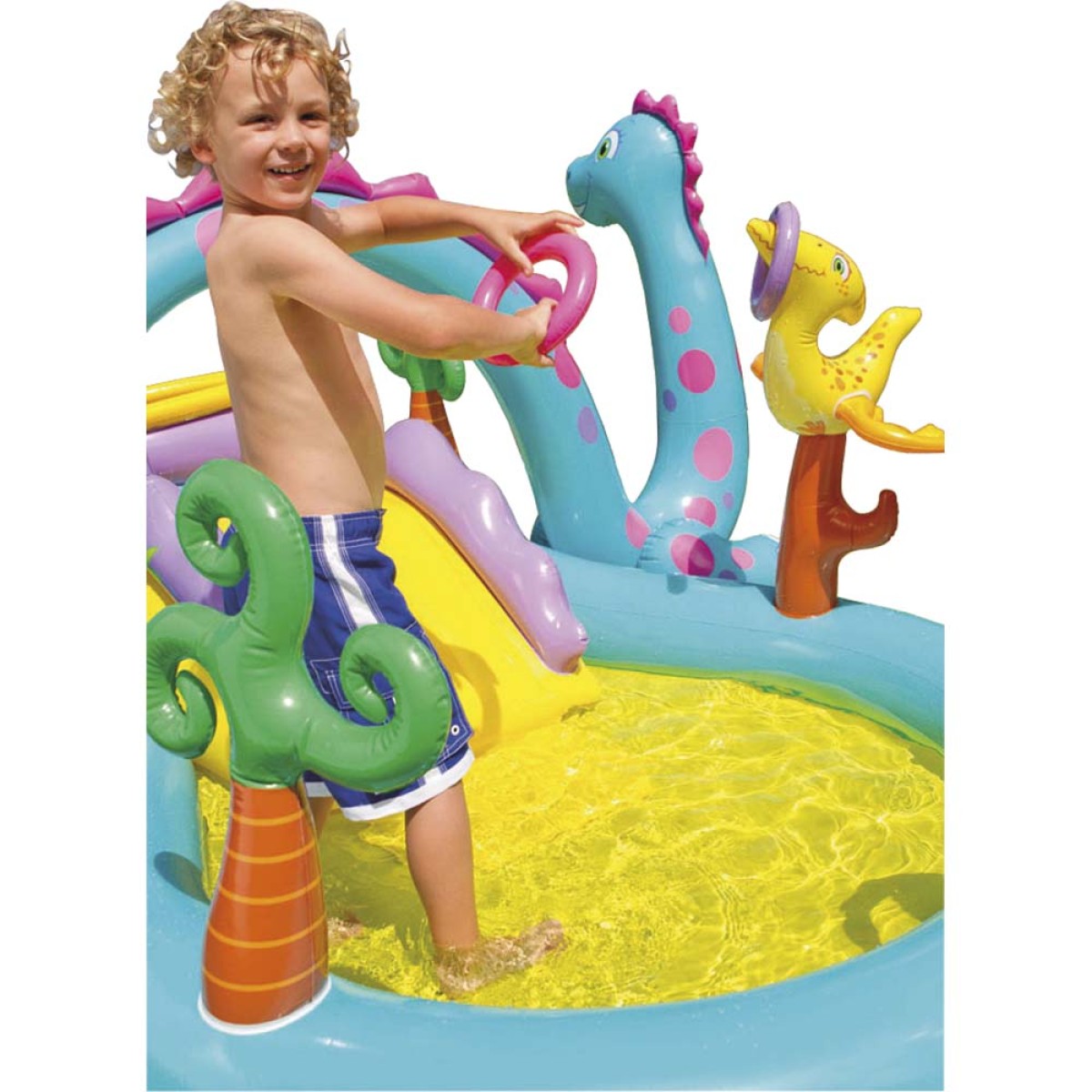 Παιδική πισίνα Dinoland Play Center Intex 57135