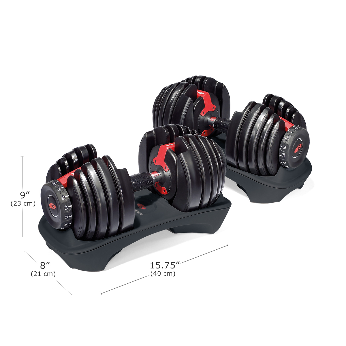 Ρυθμιζόμενοι Αλτήρες Bowflex S/Tech 552i  2 - 24kg (Ζεύγος)