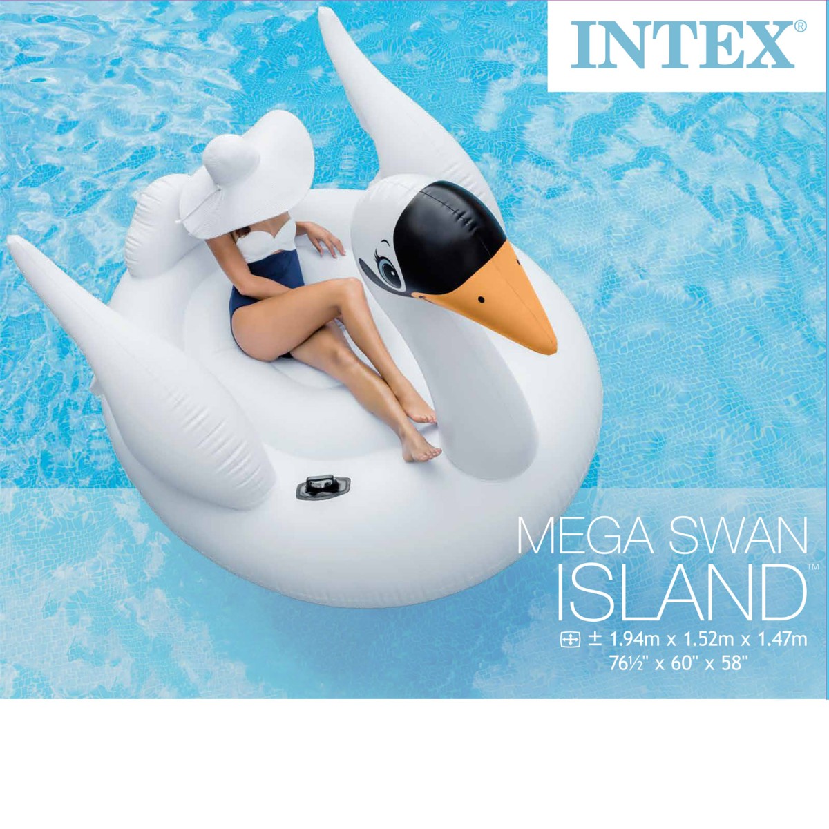 Φουσκωτό Κύκνος INTEX Mega Swan Island 56287