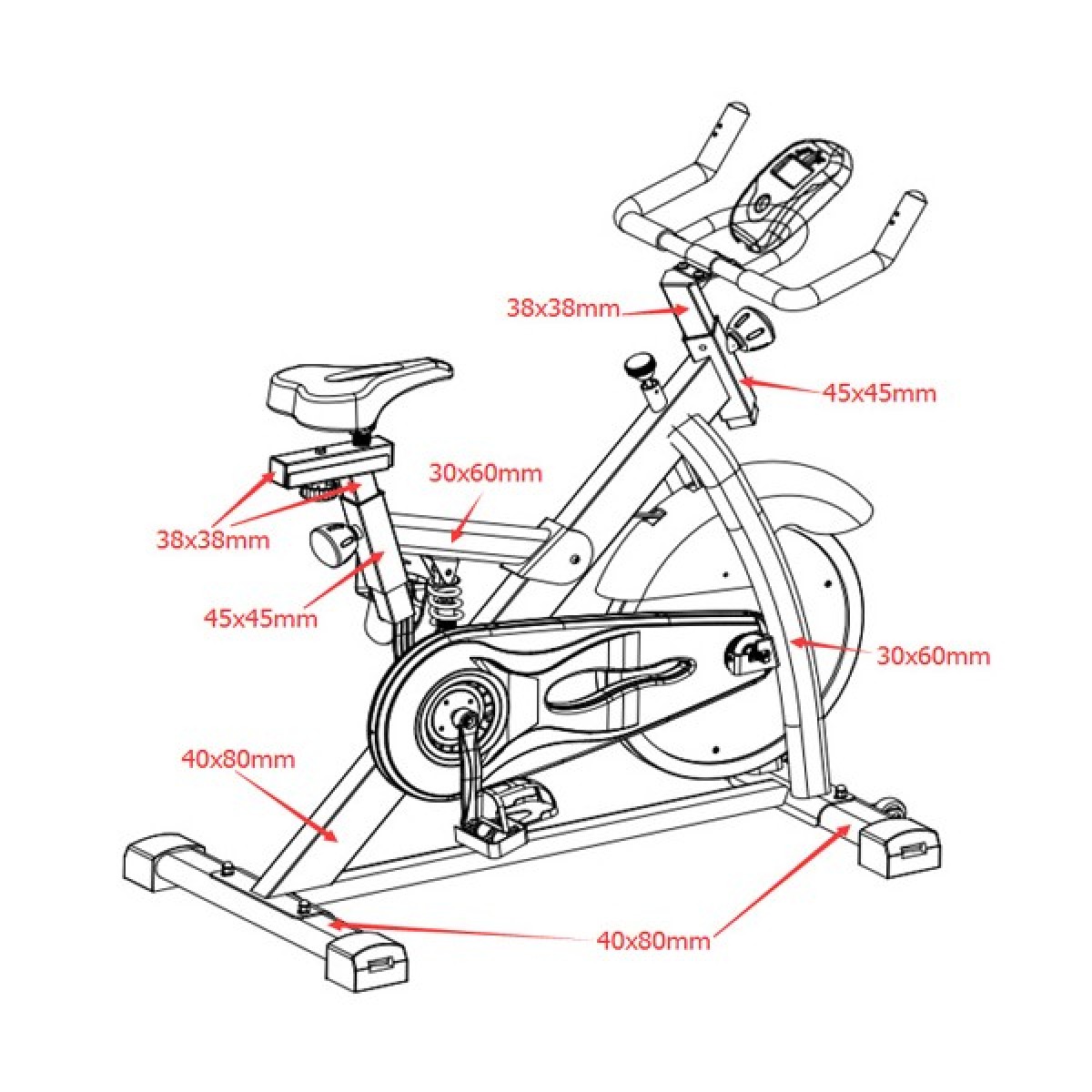 Ποδήλατο γυμναστικής Spin Bike VIKING V-1500