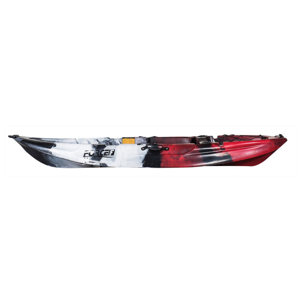 Fishing Kayak FORCE ANDARA SOT Ενός Ατόμου Κόκκινο