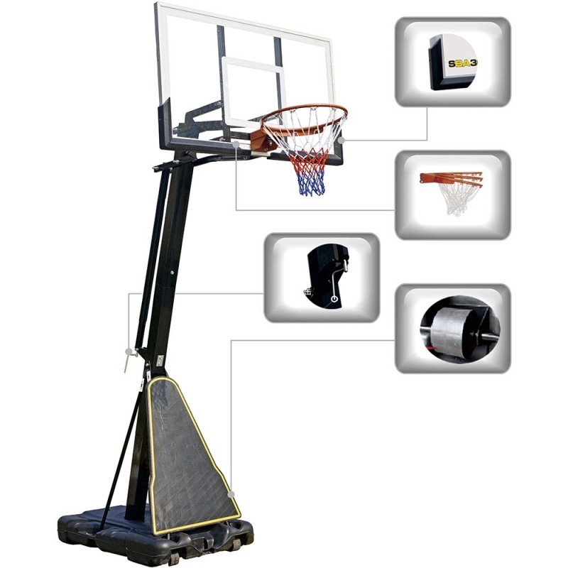 Μπασκέτα με βάση Deluxe Basketball System 49220