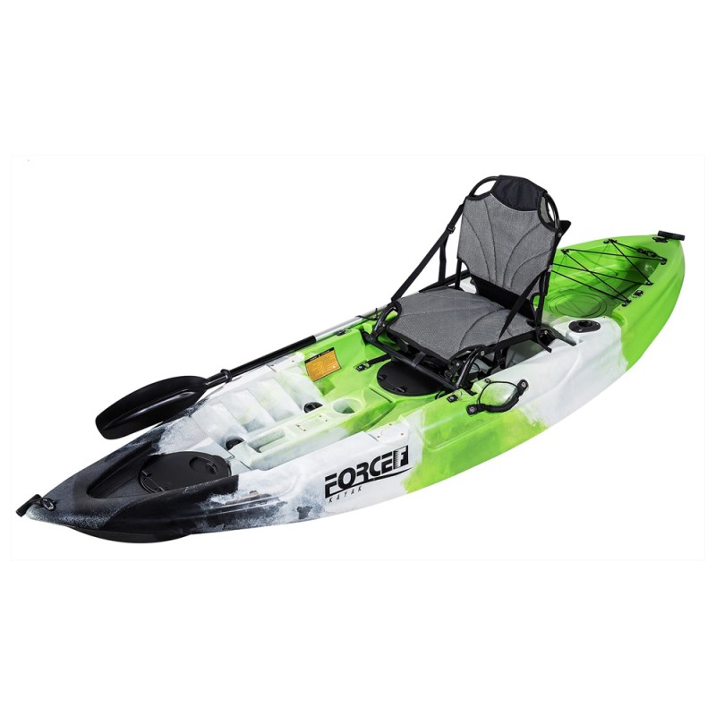 Fishing Kayak FORCE ANDARA SOT FULL Ενός Ατόμου Πράσινο, Κόκκινο ή Χακί