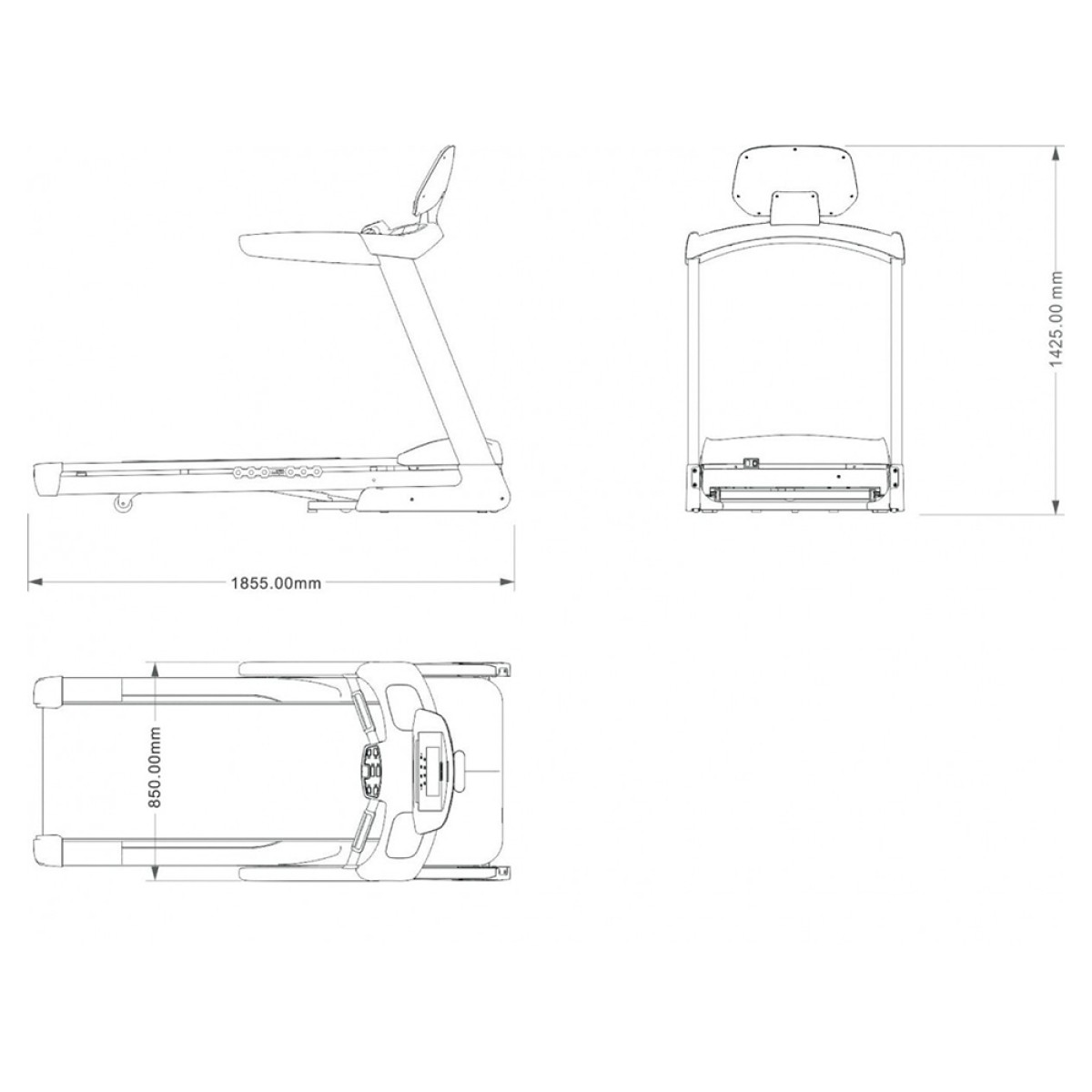 Διάδρομος Γυμναστικής Pegasus® V6 3.0HP AC