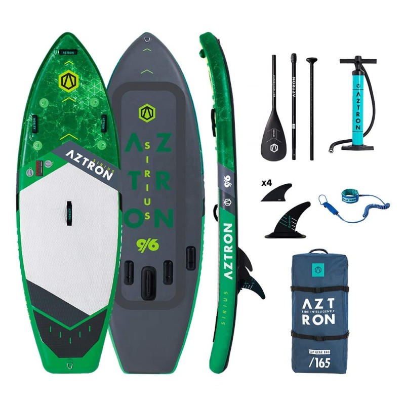 Φουσκωτή σανίδα River/Surf SUP Sirius 9’6” AS-501D By Aztron®