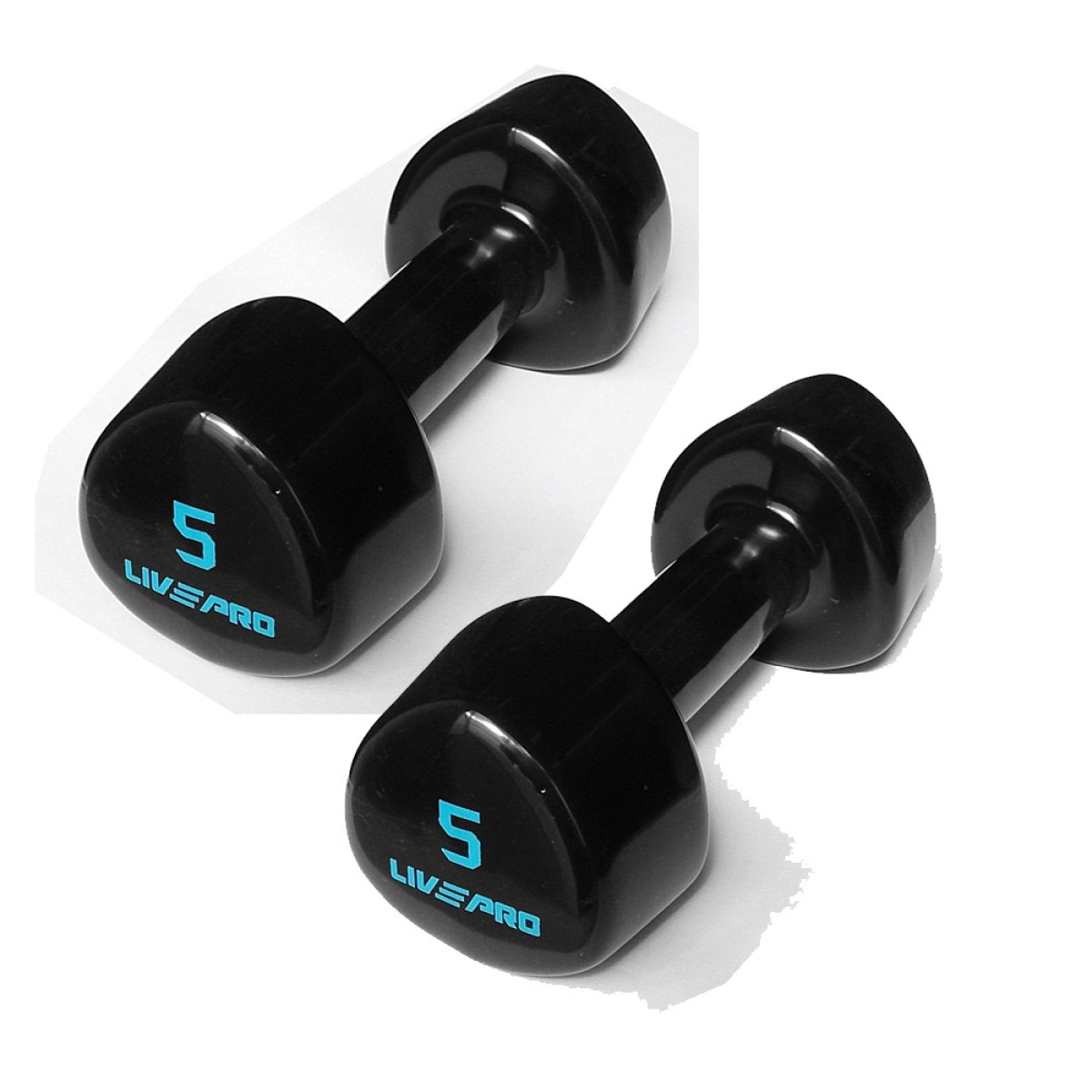 Επαγγελματικοί Αλτήρες Βινύλιου Studio Dumbbell Live Pro 5 kg B-8070-05 (Ζεύγος)