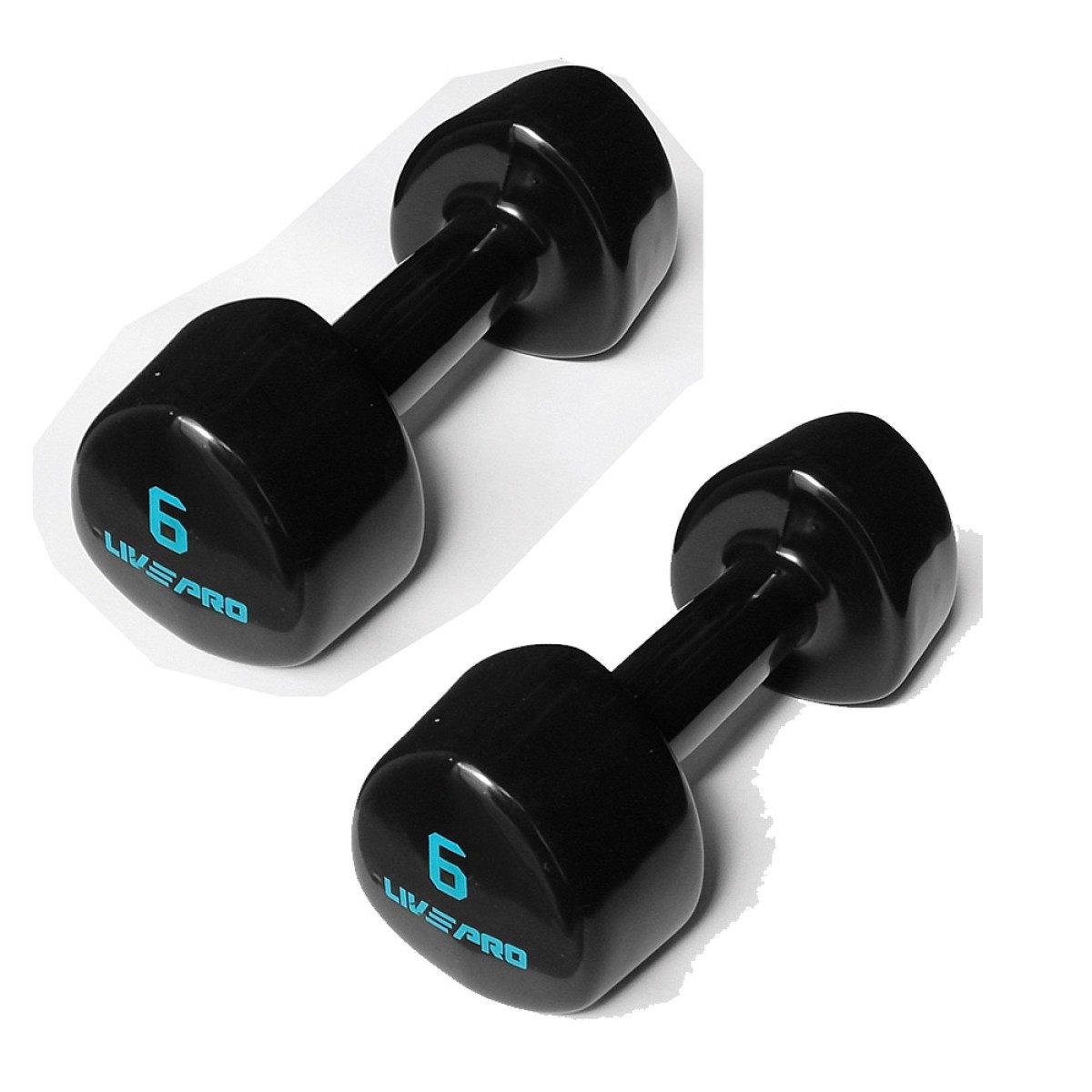 Επαγγελματικοί Αλτήρες Βινύλιου Studio Dumbbell Live Pro 6 kg B-8070-06 (Ζεύγος)