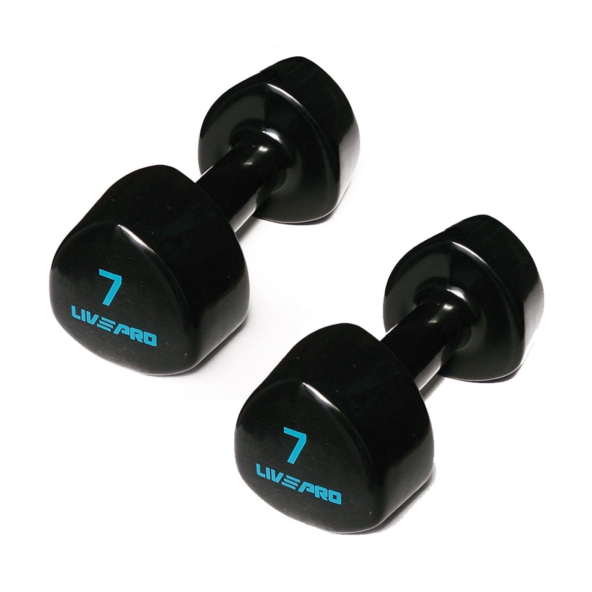 Επαγγελματικοί Αλτήρες Βινύλιου Studio Dumbbell Live Pro 7 kg B-8070-07 (Ζεύγος)