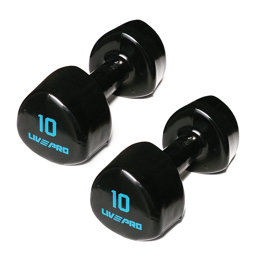 Επαγγελματικοί Αλτήρες Βινύλιου Studio Dumbbell Live Pro 10 kg B-8070-10 (Ζεύγος)