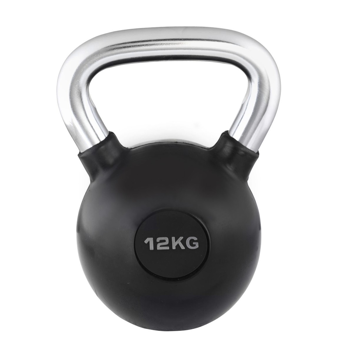 Kettlebell Με Επένδυση Λάστιχο & Χρωμιωμένη Λαβή 4-24kg