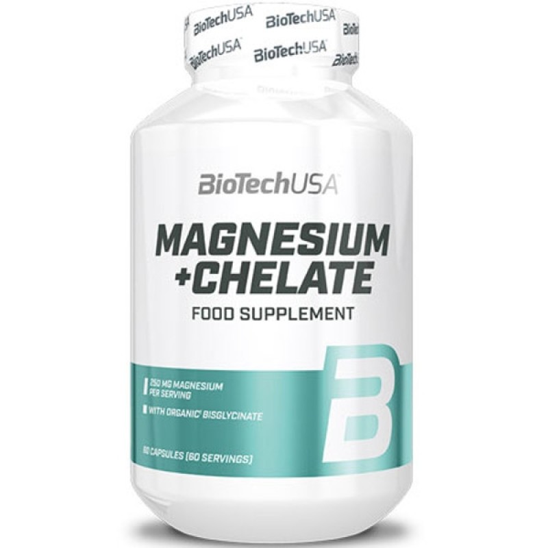 Magnesium + Chelate 60 caps Biotech USA