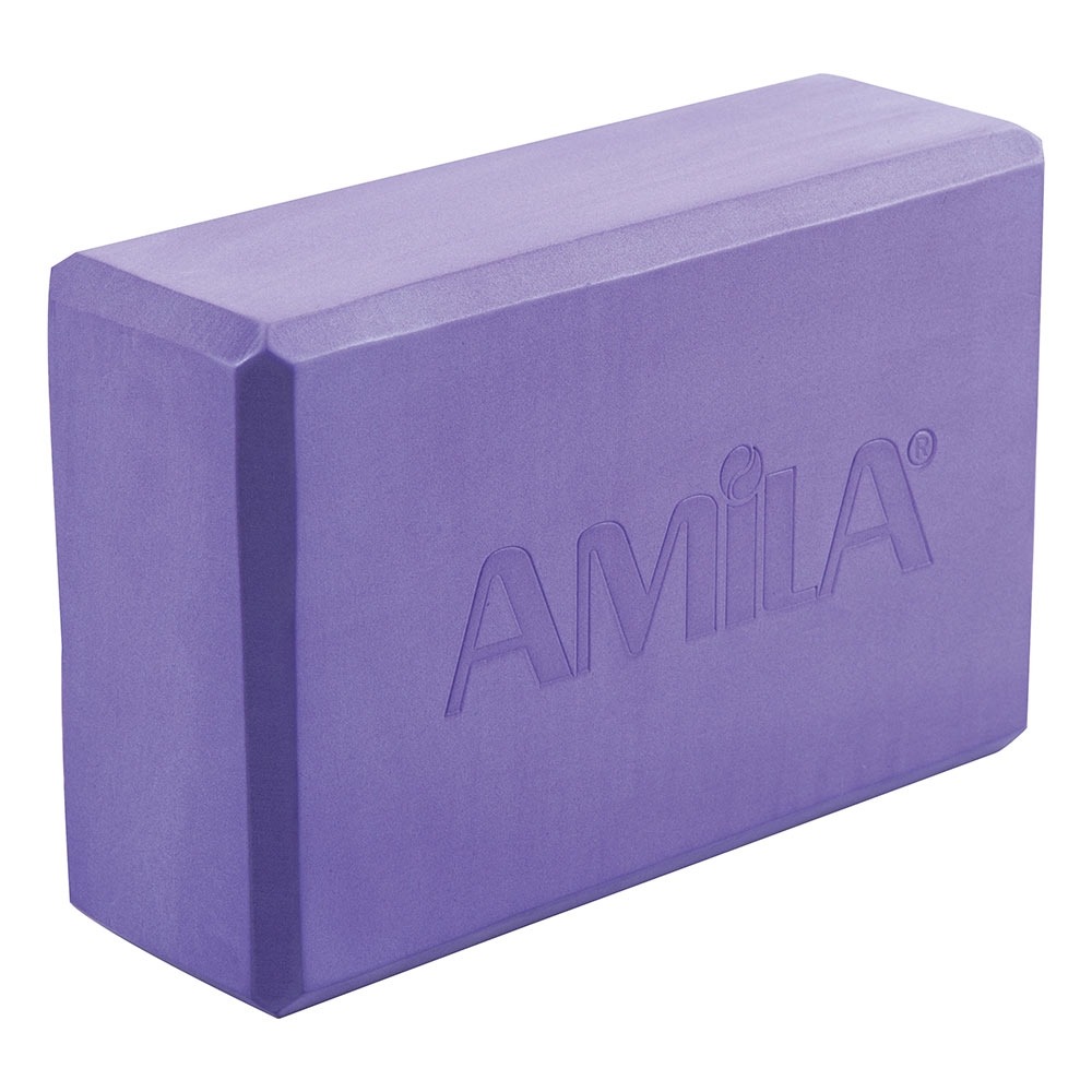 Τουβλάκι Yoga EVA (Μωβ) 48083 Amila