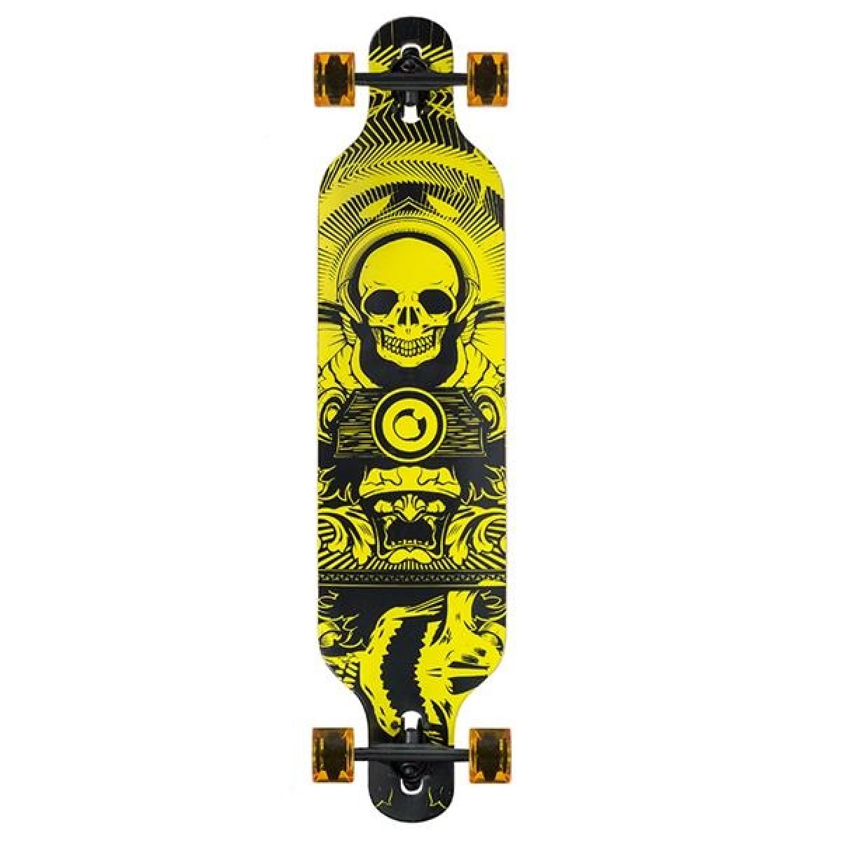 Τροχοσανίδα Longboard Wood Homeland Skull Nils Extreme