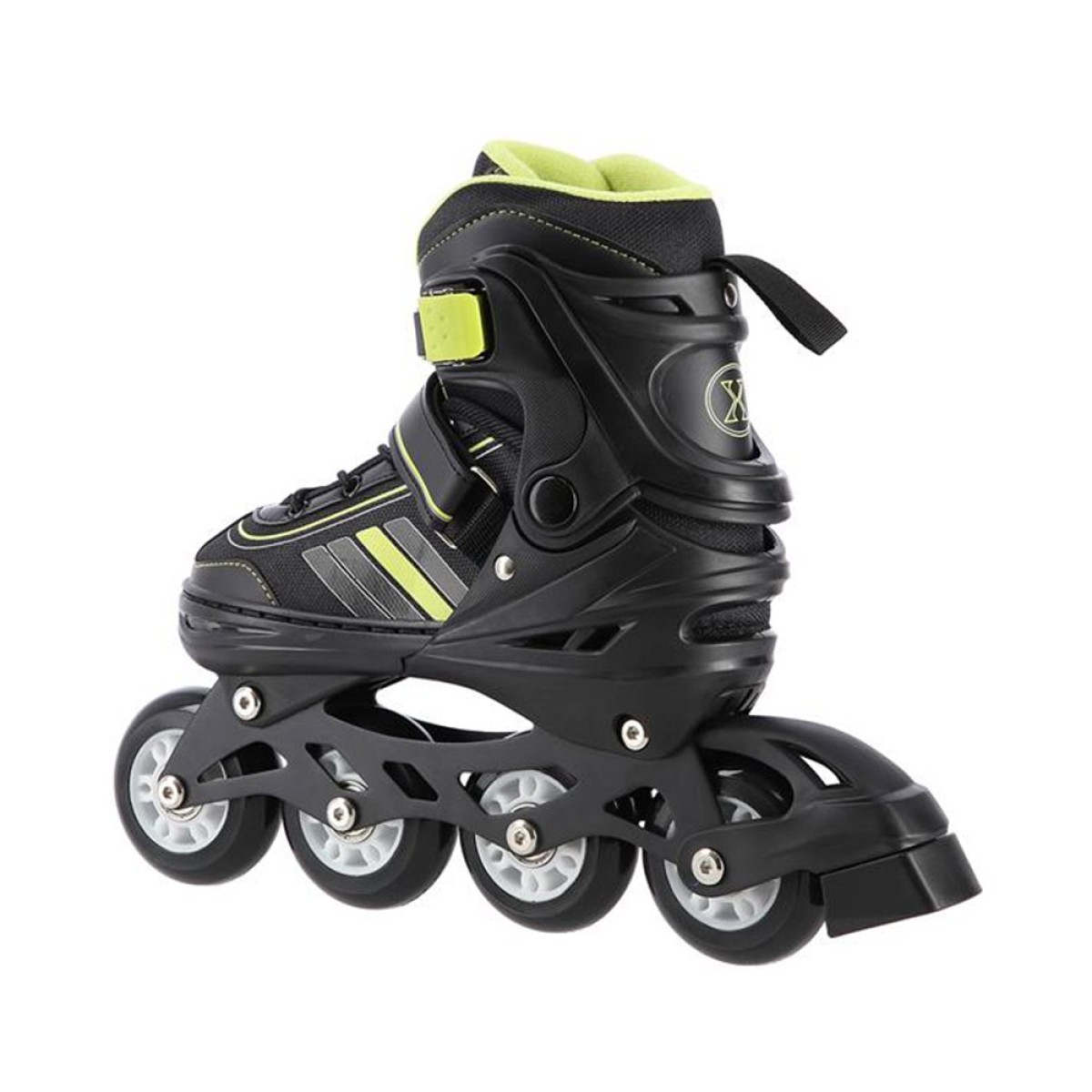 Αυξομειούμενα Rollers 2 σε 1 In-Line & Hockey Skates Small (29-33) Μαύρο/Πράσινο NH18191 Nils Extreme