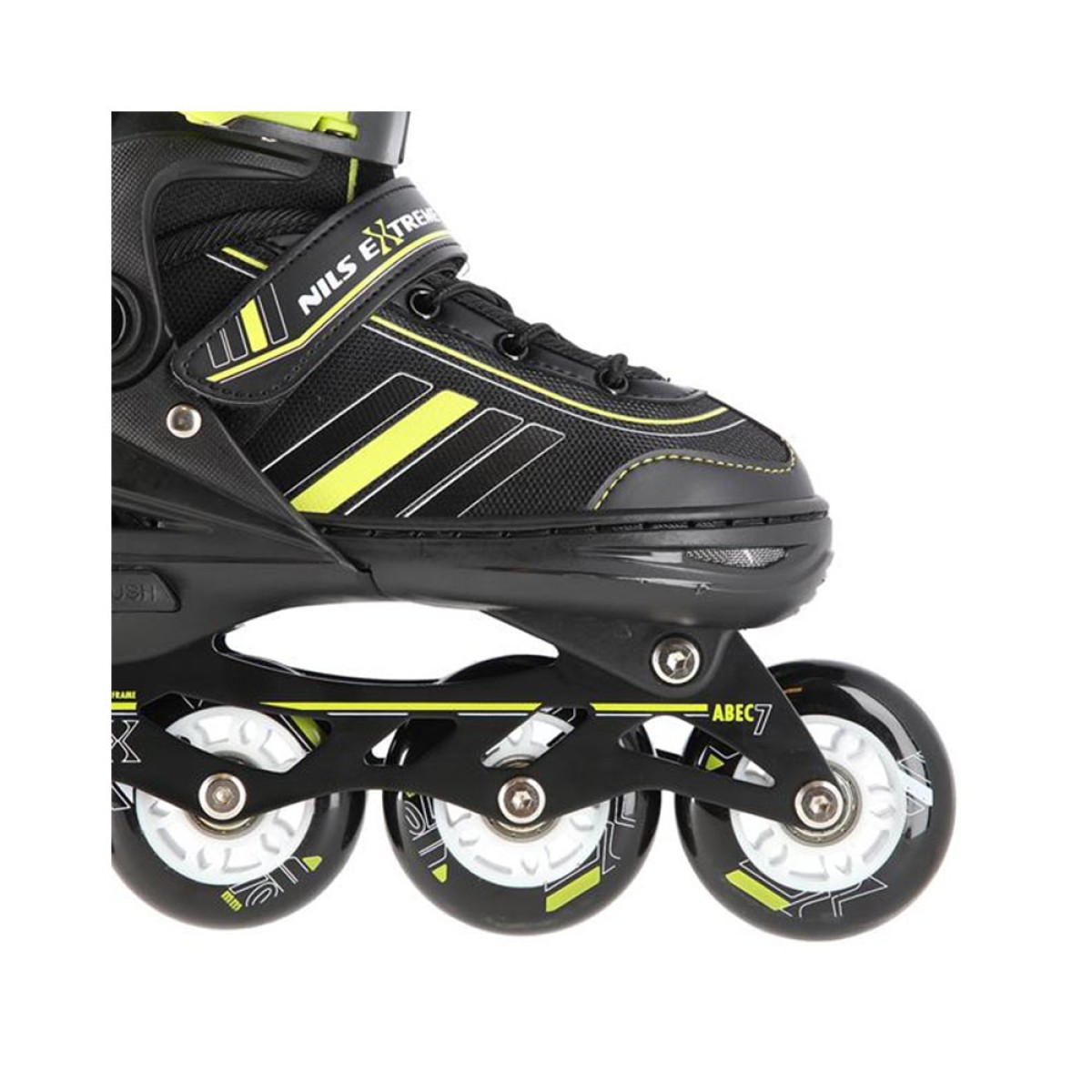 Αυξομειούμενα Rollers 2 σε 1 In-Line & Hockey Skates Small (29-33) Μαύρο/Πράσινο NH18191 Nils Extreme