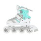 Αυξομειούμενα Rollers 2 σε 1 In-Line & Hockey Skates Small (29-33) Άσπρο/Μπλε NH18191 Nils Extreme