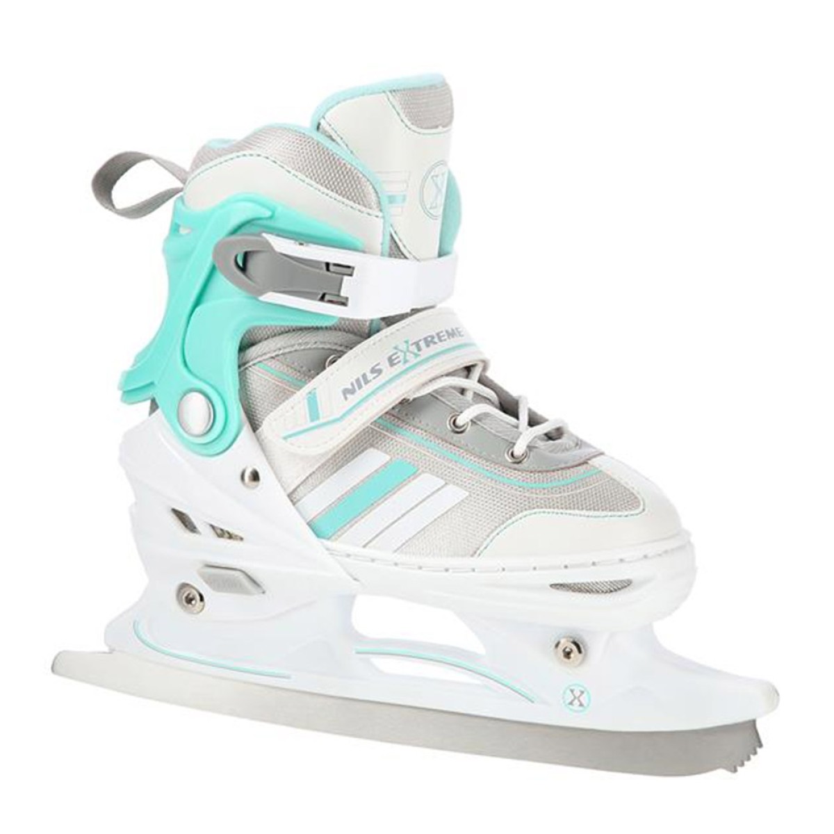 Αυξομειούμενα Rollers 2 σε 1 In-Line & Hockey Skates Small (29-33) Άσπρο/Μπλε NH18191 Nils Extreme