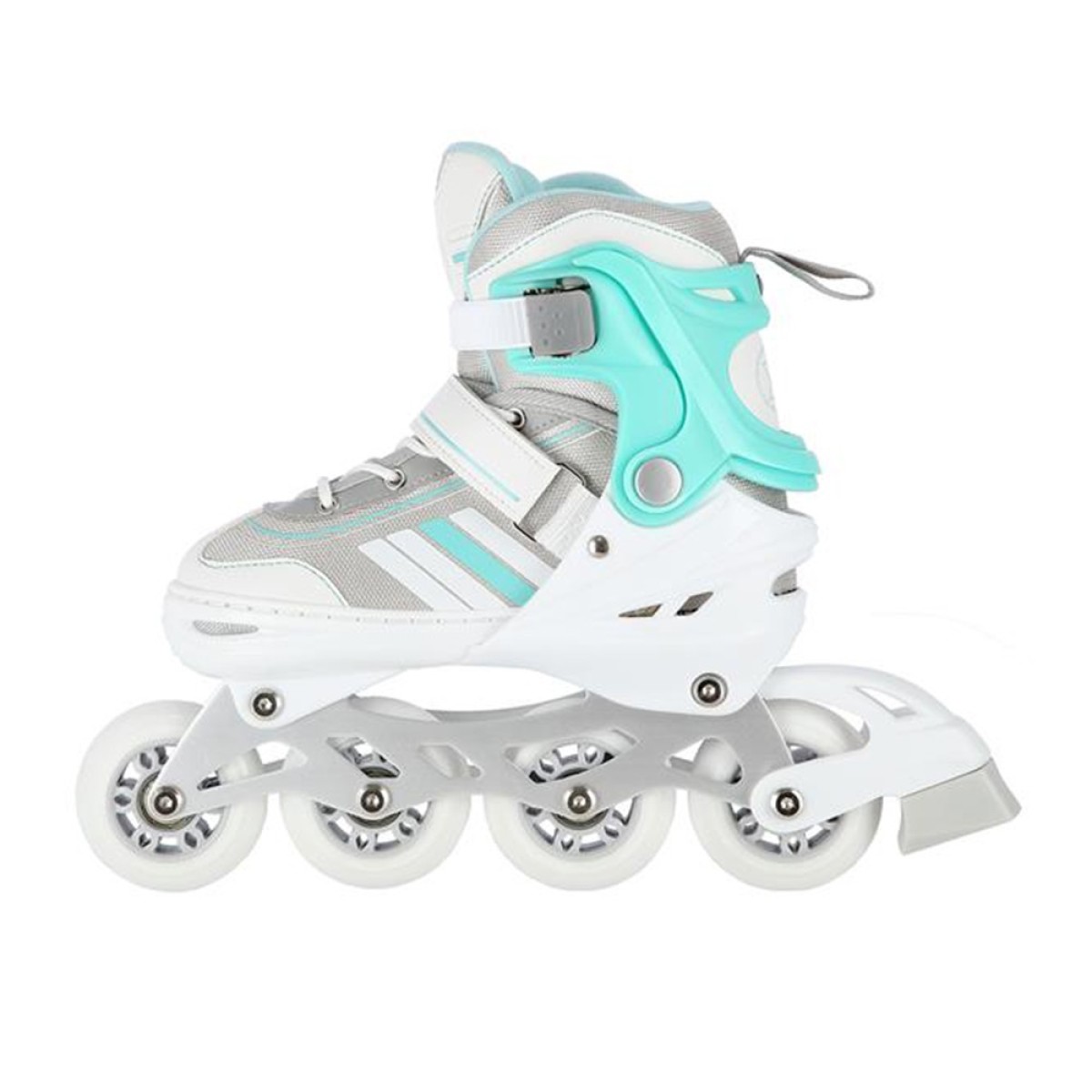 Αυξομειούμενα Rollers 2 σε 1 In-Line & Hockey Skates Medium (34-38) Άσπρο/Μπλε NH18191 Nils Extreme