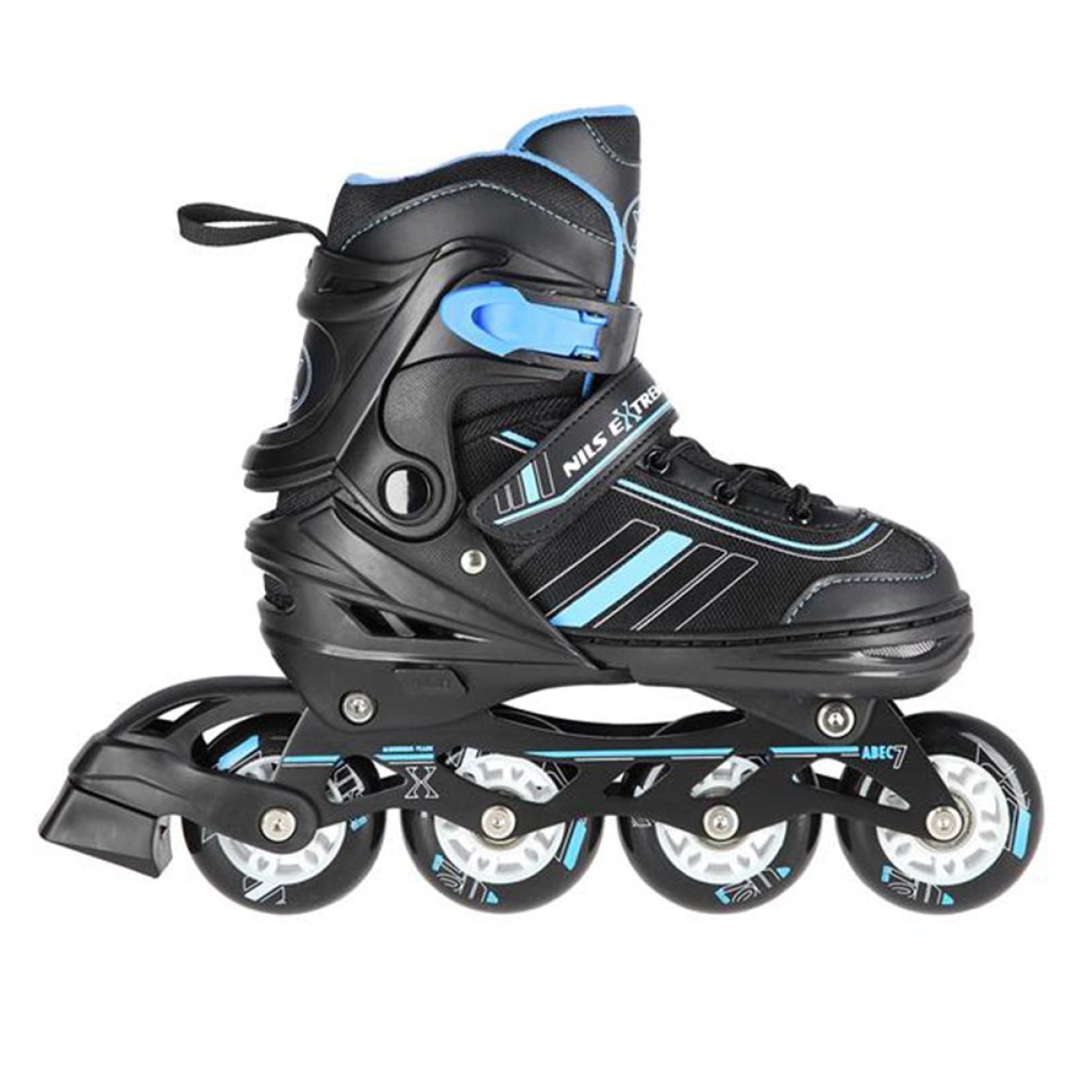 Αυξομειούμενα Rollers 2 σε 1 In-Line & Hockey Skates Small (29-33) Μαύρο/Μπλε NH18191 Nils Extreme