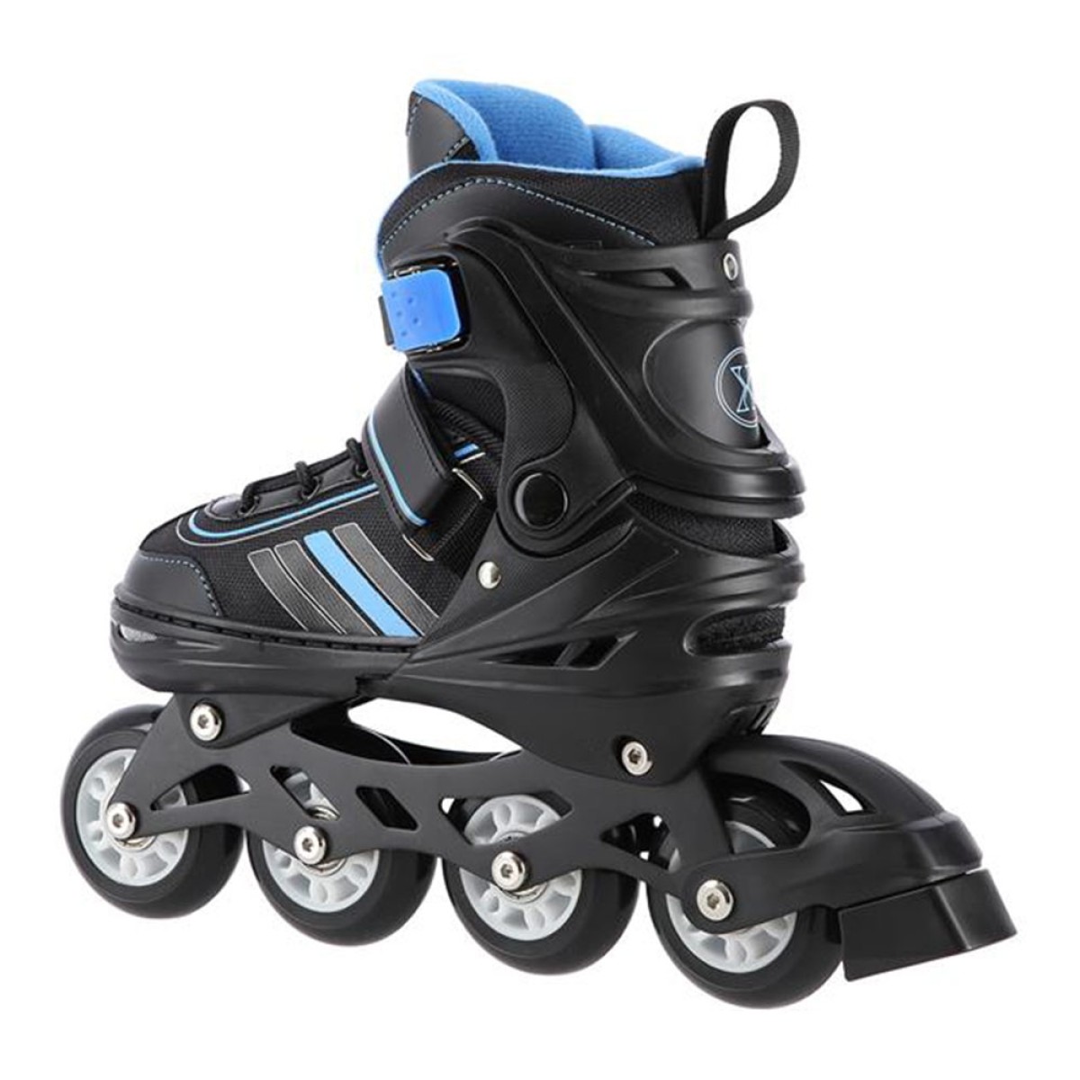 Αυξομειούμενα Rollers 2 σε 1 In-Line & Hockey Skates Small (29-33) Μαύρο/Μπλε NH18191 Nils Extreme