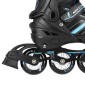 Αυξομειούμενα Rollers 2 σε 1 In-Line & Hockey Skates Small (29-33) Μαύρο/Μπλε NH18191 Nils Extreme