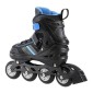 Αυξομειούμενα Rollers 2 σε 1 In-Line & Hockey Skates Large (39-43) Μαύρο/Μπλε NH18191 Nils Extreme