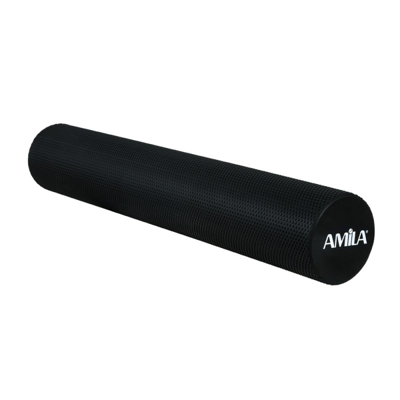 Κύλινδρος ισορροπίας Foam Roller Φ15x90cm Μαύρο 96823 AMILA