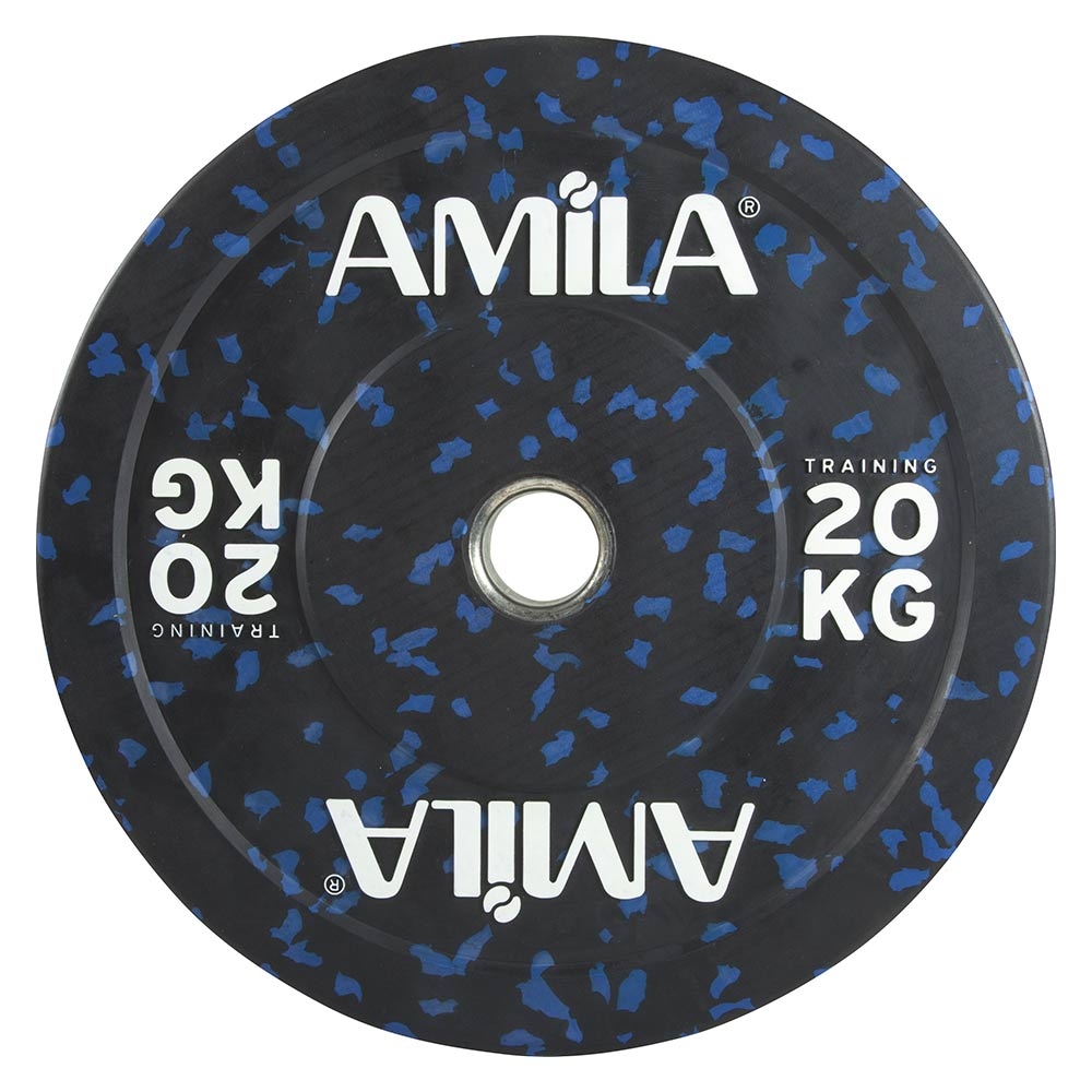 Επαγγελματικοί Δίσκοι Bumper Plate 20 κιλών Splash 84806 AMILA