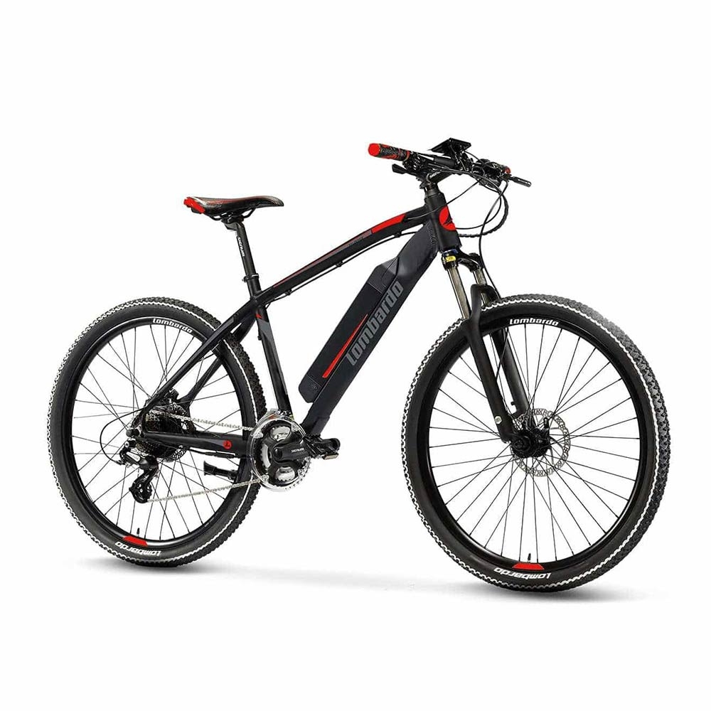 Ηλεκτρικό Ποδήλατο Lombardo Valderice WM MTB E-Bike 27.5" Black-Grey Red