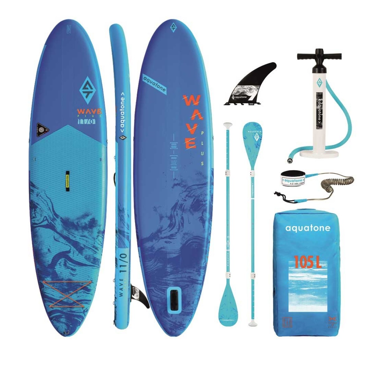 Φουσκωτή Σανίδα SUP WAVE 11’0” ALL – ROUND TS-211 (AQUATONE) New