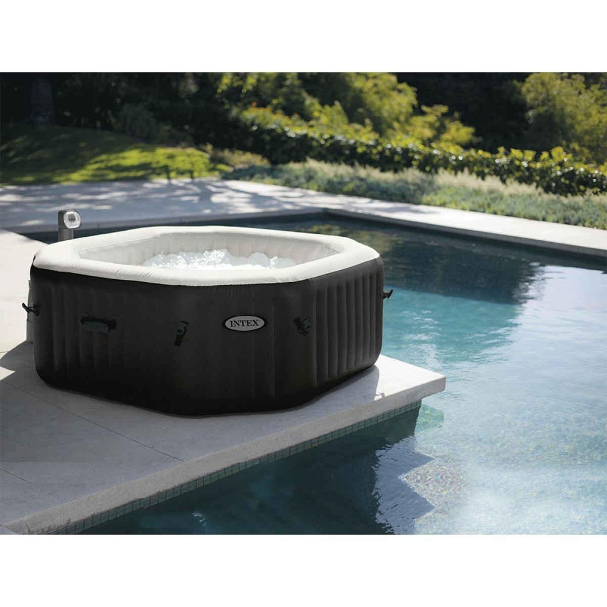 Φουσκωτό Υδρομασάζ Pure Spa Jet & Bubble Deluxe - 4 ατόμων, Wifi Κονσόλα 28458 Intex