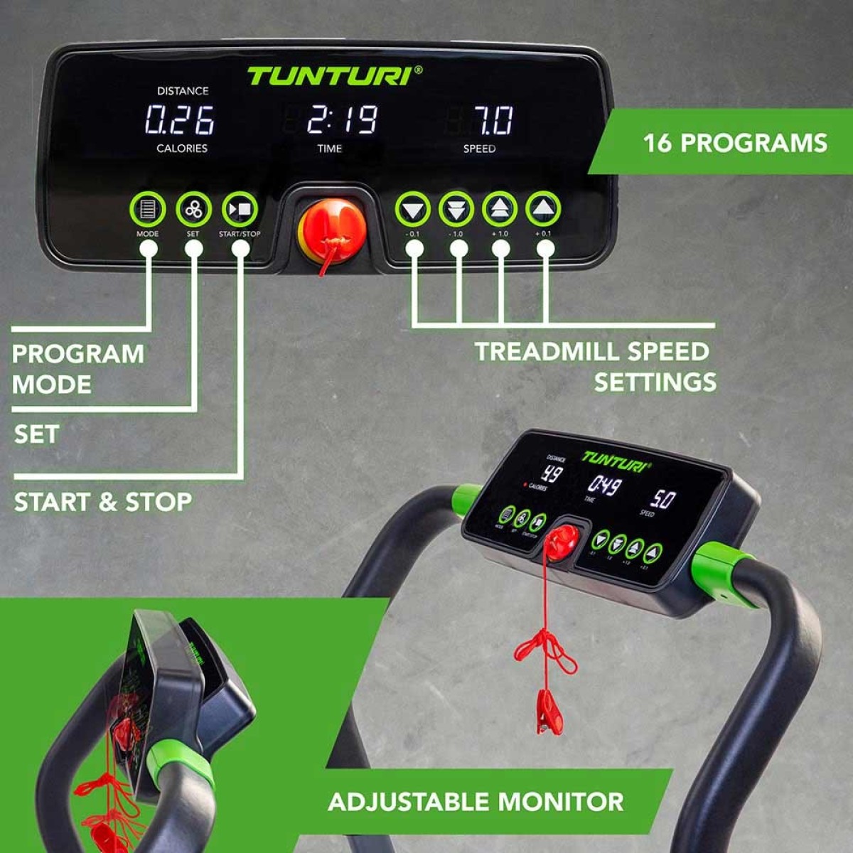 Διάδρομος Γυμναστικής Tunturi Cardio Fit T5 1.5HP