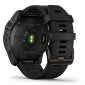 GARMIN Fenix 7X Sapphire Solar Titanium Carbon Gray DLC with Black GA-010-02541-11