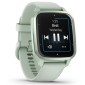 GARMIN Venu Sq 2 Metallic Mint Bezel with Cool Mint Case and Silicone Band GA-010-02701-12