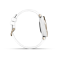 GARMIN Lily Sport Cream Gold Bezel with White Case and Silicone Band GA-010-02384-10