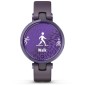 GARMIN Lily Sport Midnight Orchid Bezel with Deep Orchid Case and Silicone Band GA-010-02384-12