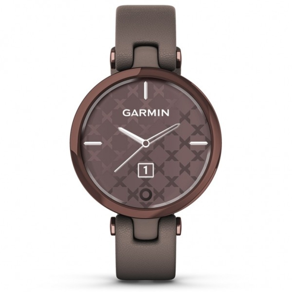 GARMIN Lily Classic Dark Bronze Bezel with Paloma Case and Italian Leather Band GA-010-02384-B0