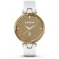 GARMIN Lily Classic Gold Bezel with White Case and Italian Leather Band GA-010-02384-B3