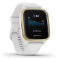 GARMIN Venu Sq with White with Light Gold Bezel GA-010-02427-11