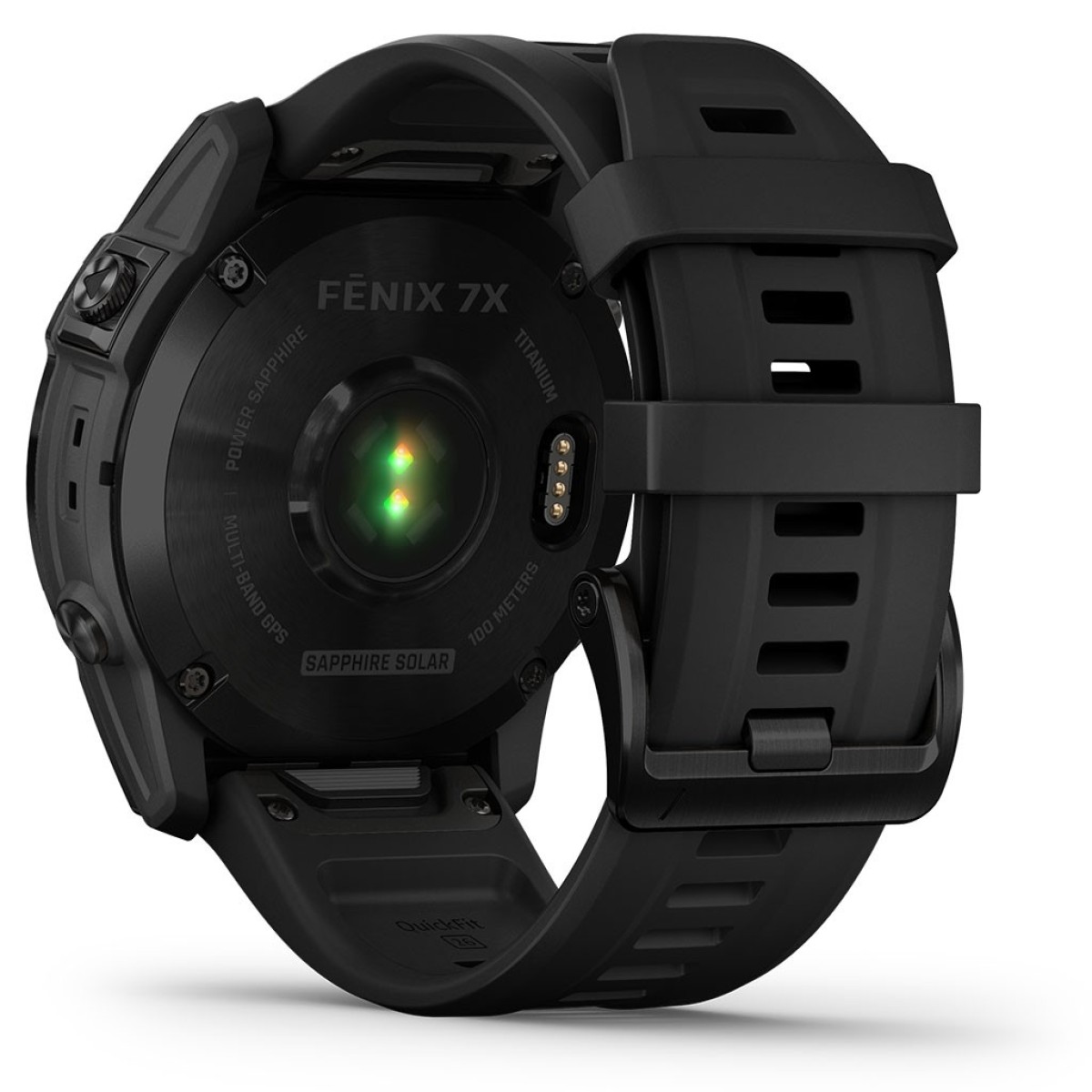 GARMIN Fenix 7X Sapphire Solar Titanium Black DLC with Black GA-010-02541-23