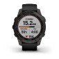 GARMIN Fenix 7 Sapphire Solar Titanium Black DLC with Black GA-010-02540-35