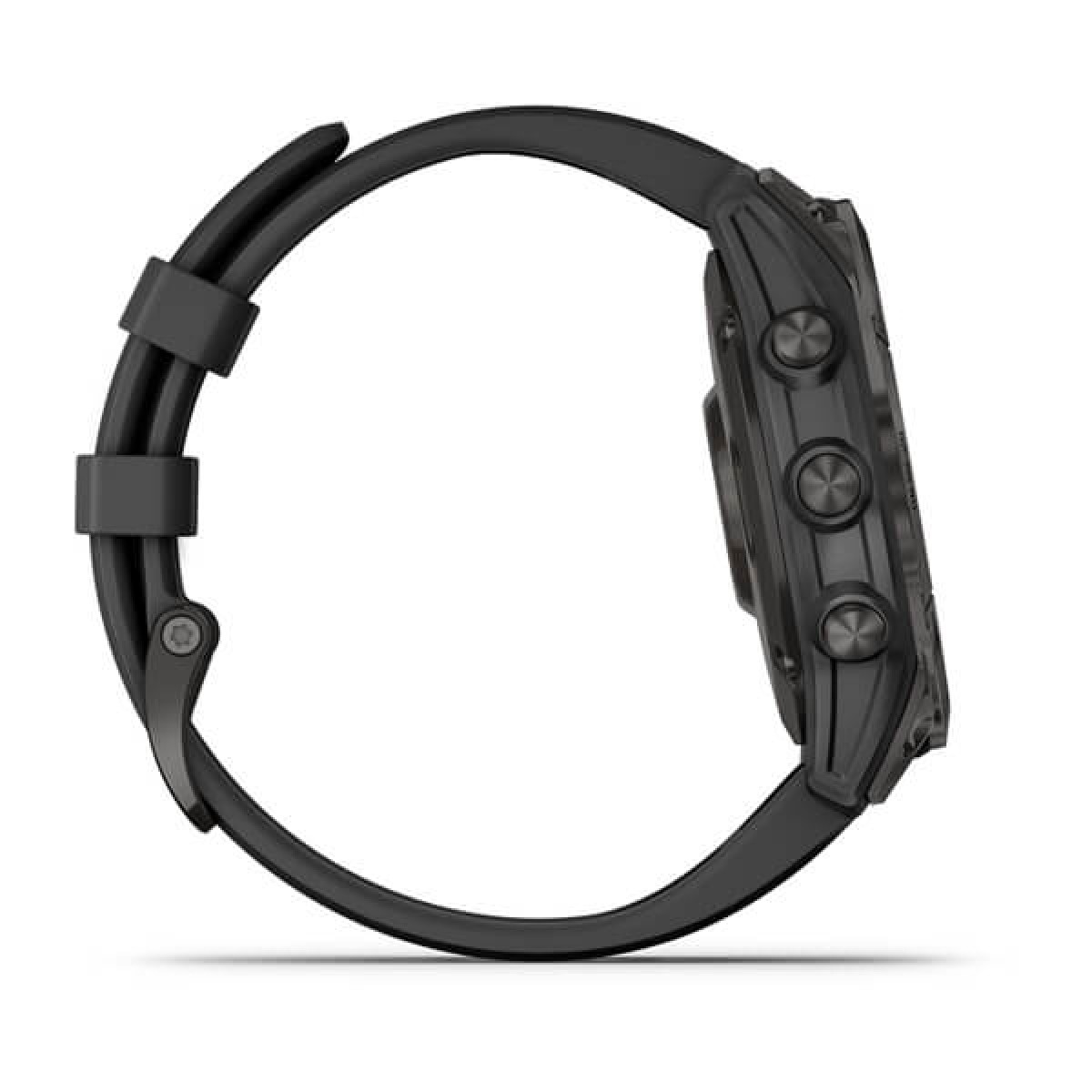 GARMIN Fenix 7 Sapphire Solar Titanium Black DLC with Black GA-010-02540-35