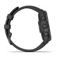 GARMIN Fenix 7 Sapphire Solar Titanium Black DLC with Black GA-010-02540-35