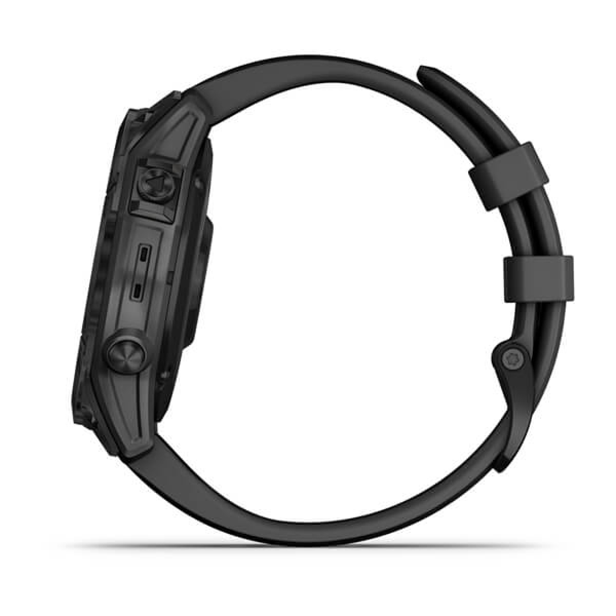 GARMIN Fenix 7 Sapphire Solar Titanium Black DLC with Black GA-010-02540-35